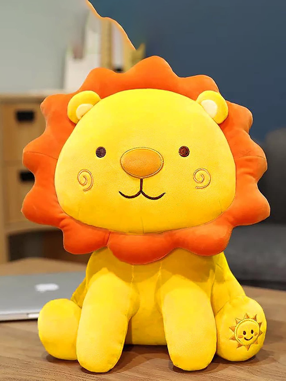 

DearJoy Kids Yellow Sunflower Lion shaped Soft Toys and Dolls