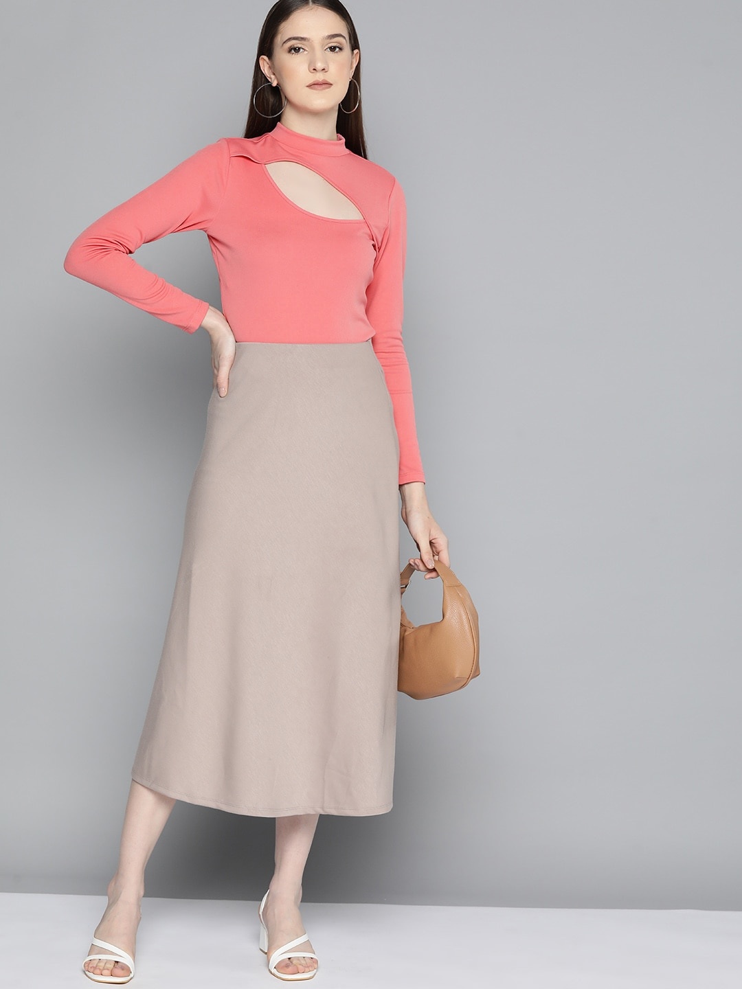 

Chemistry Ribbed Top, Peach