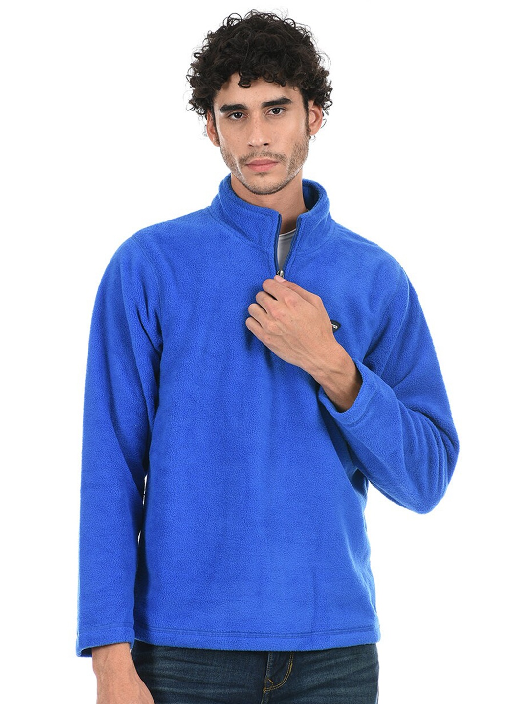 

Cloak & Decker by Monte Carlo Men Fleece Blue Sweatshirt