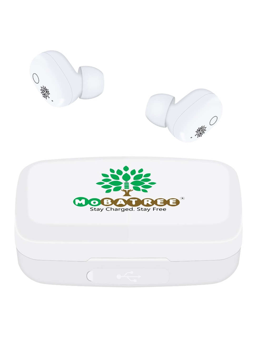 

MOBATREE White Desi Buzz with Version 5.1 with Touch Sensor Headphones