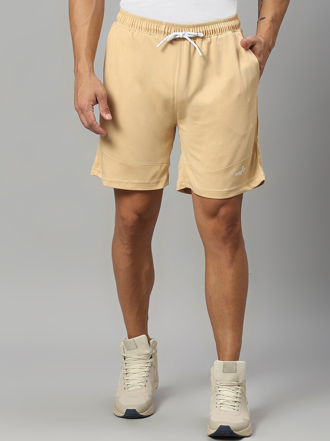 

FiTZ Men Beige Regular Shorts