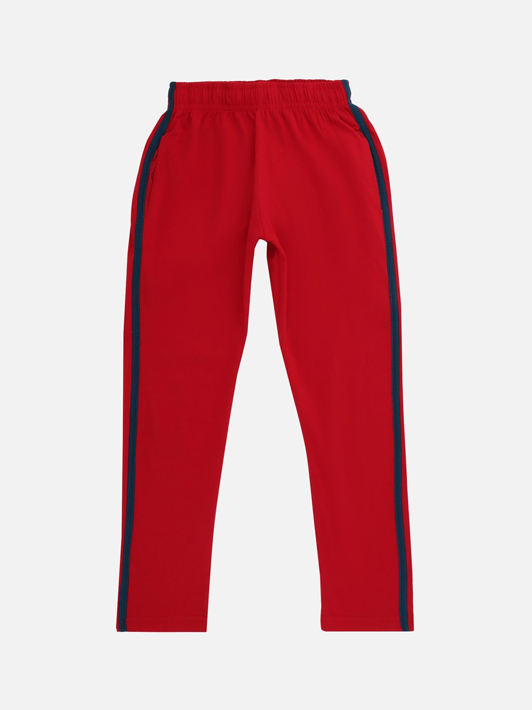

DYCA Girls Red Solid Cotton Regular Fit Track Pants