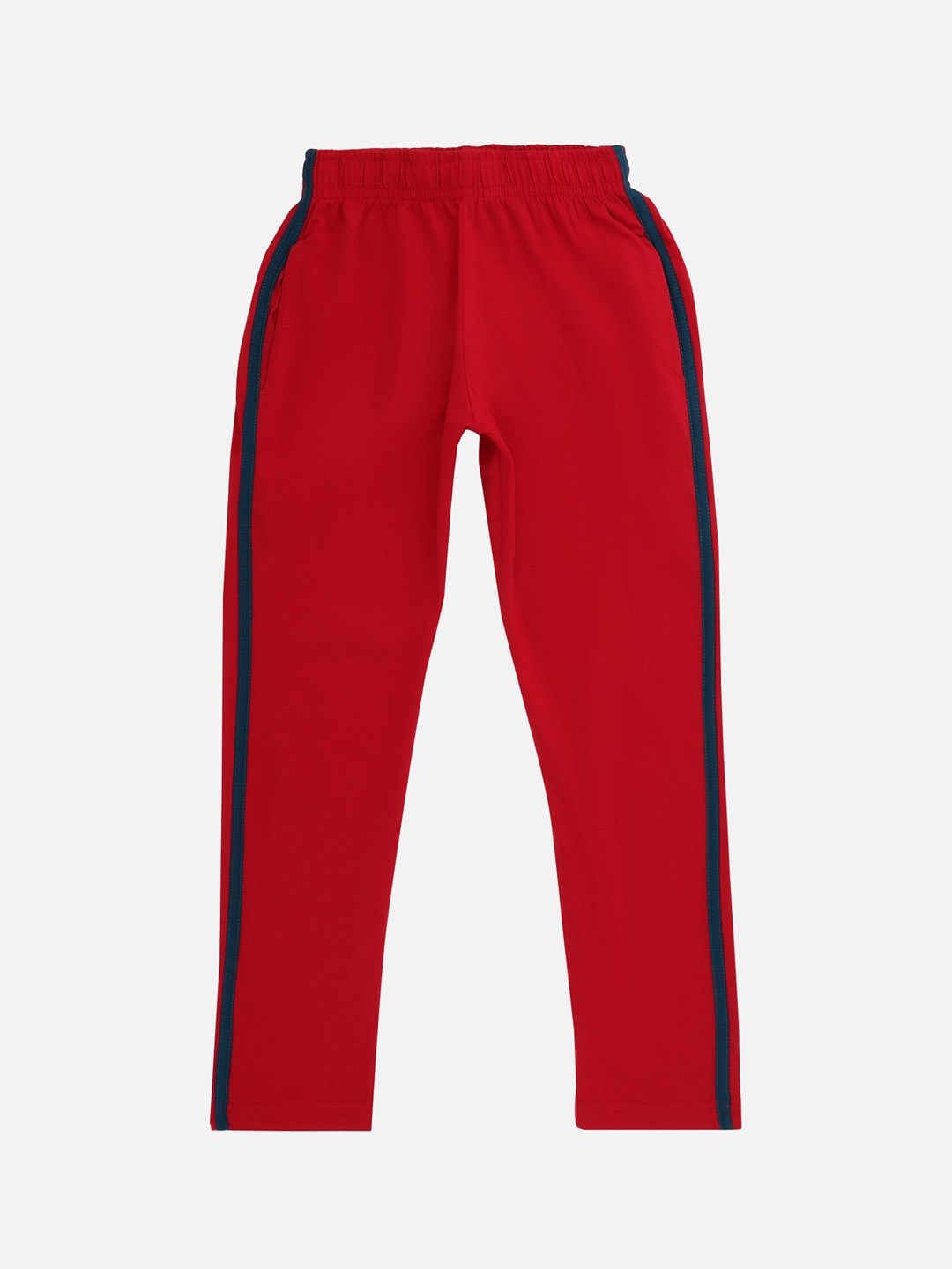 

DYCA Girls Red Solid Cotton Track Pant