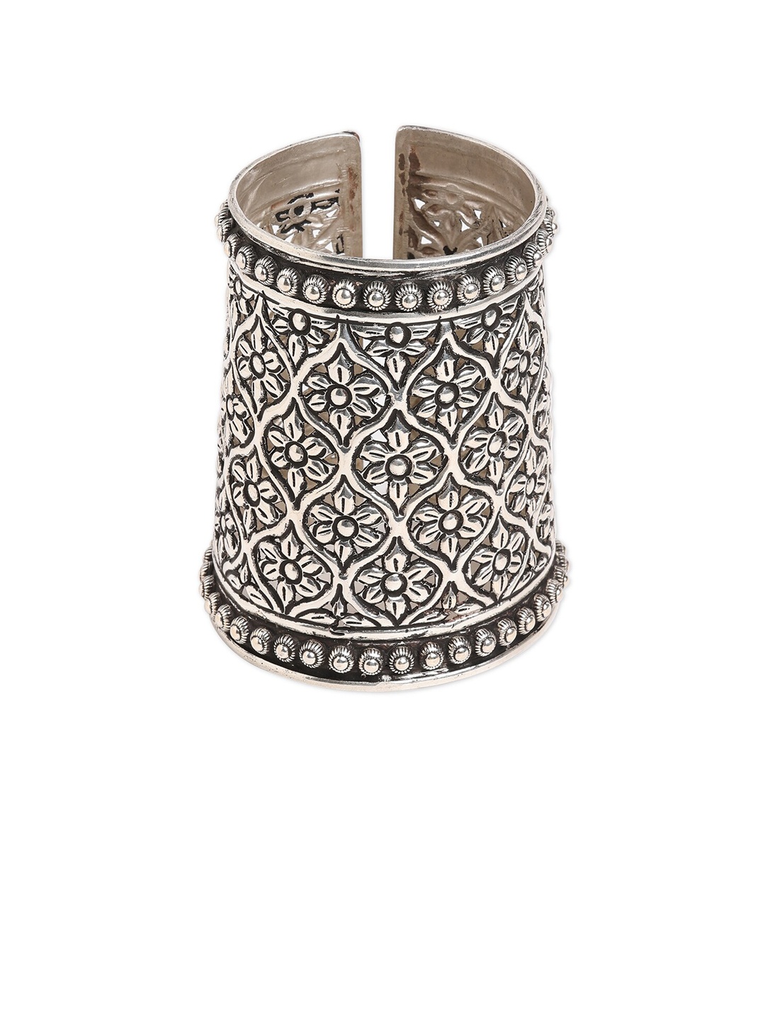 

Ahilya Women 92.5 Sterling Silver Cuff Bangle