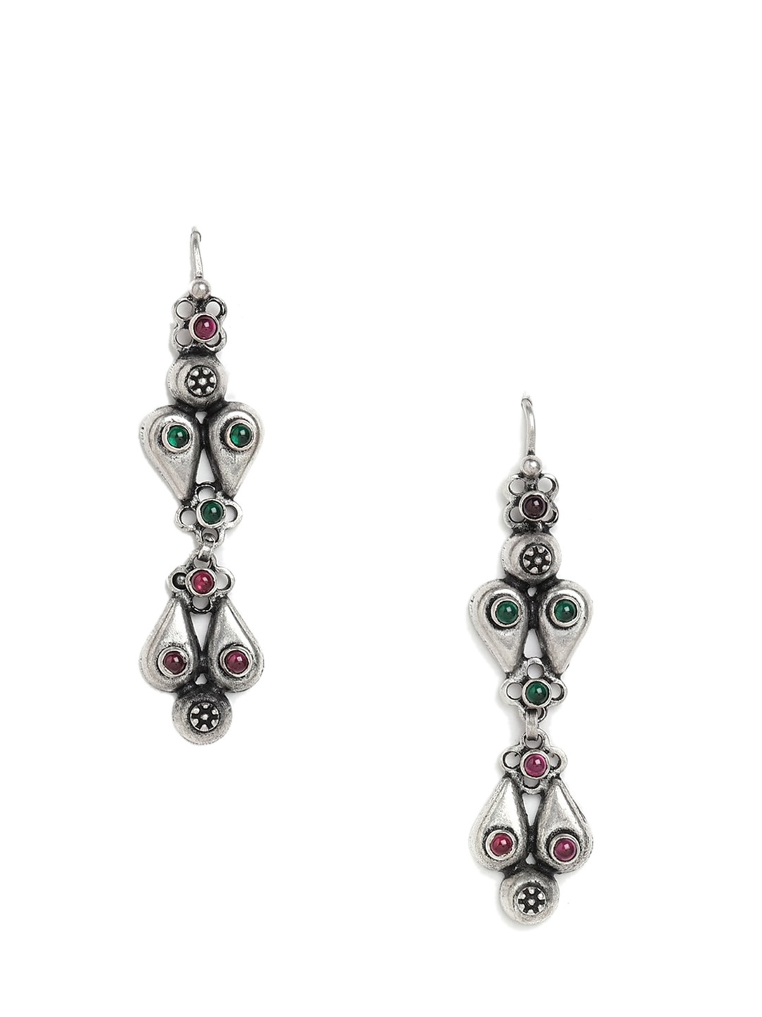 

ahilya 92.5 Sterling Silver Contemporary Drop Earrings