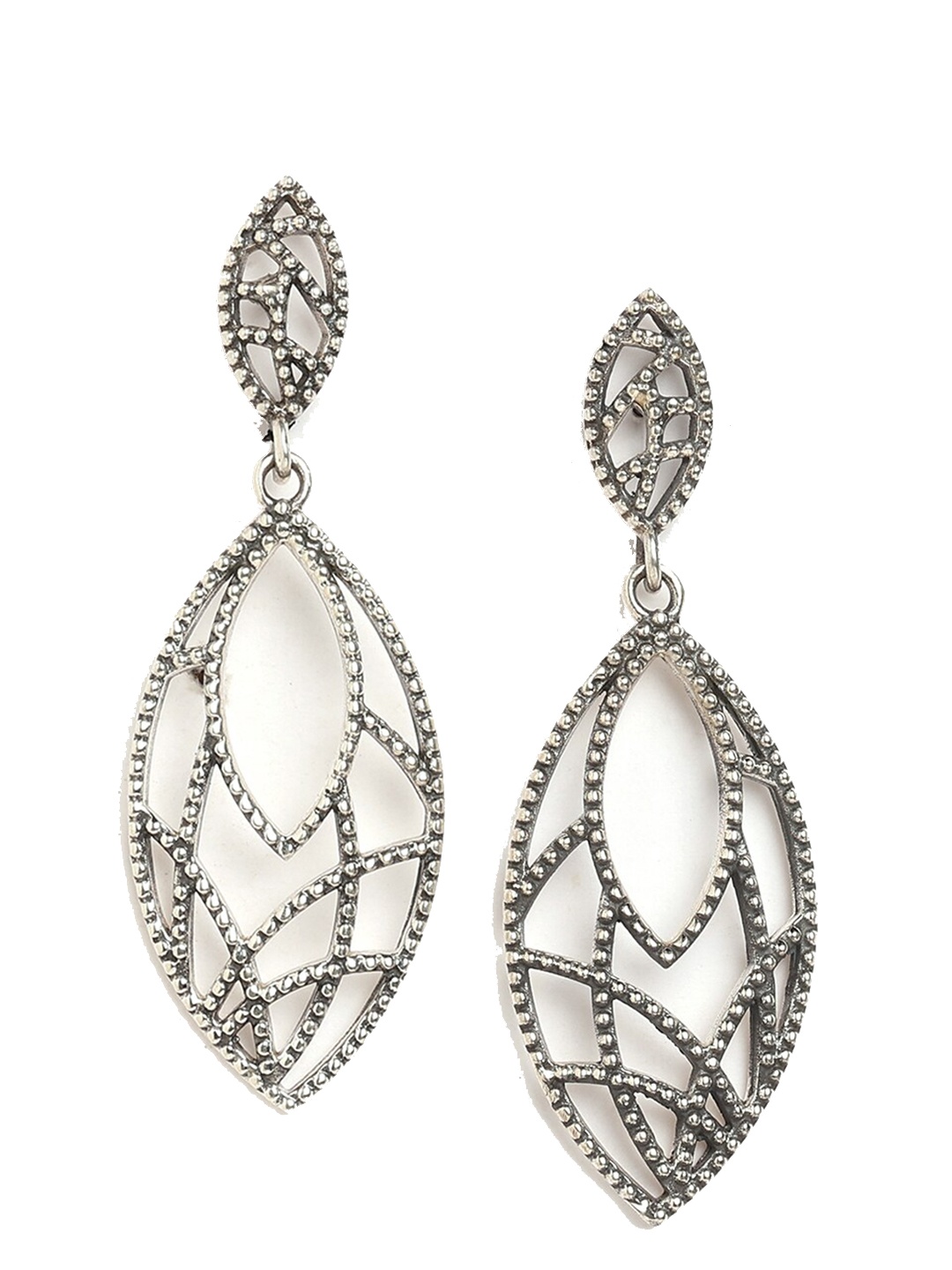 

ahilya 92.5 Sterling Silver Contemporary Drop Earrings