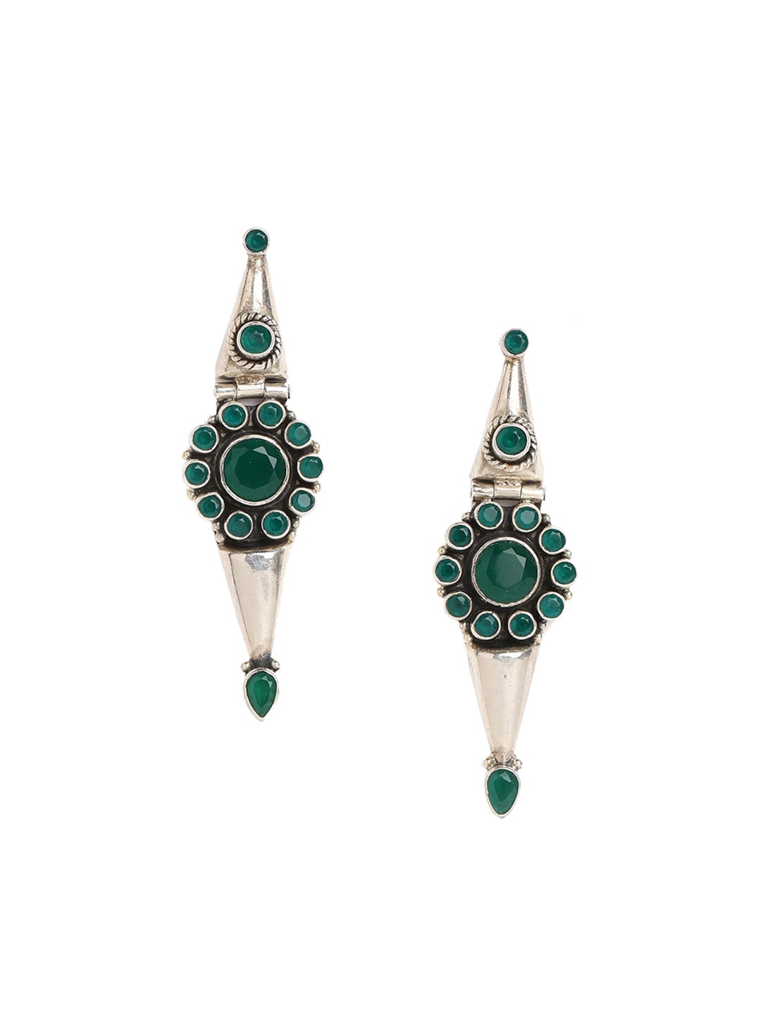 

ahilya 92.5 Sterling Silver Contemporary Drop Earrings