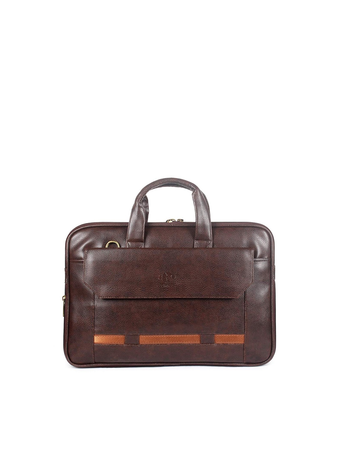 

THE CLOWNFISH Unisex Coffee Brown Messenger Bag