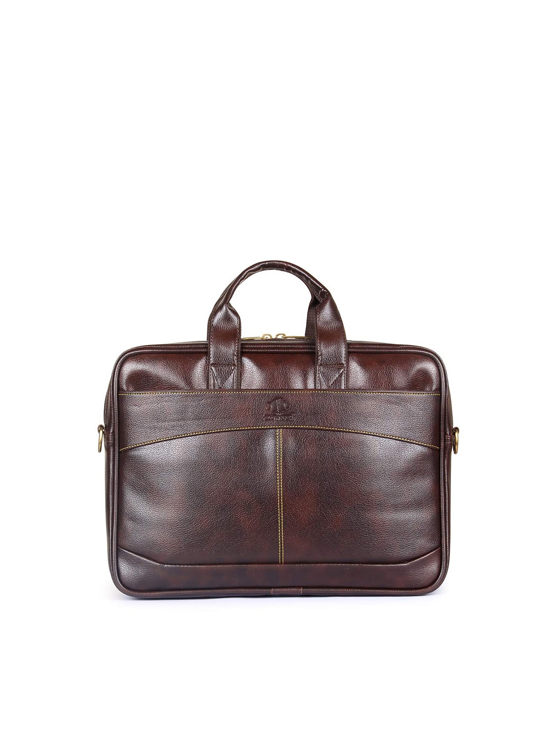 

THE CLOWNFISH Unisex Brown Messenger Bag