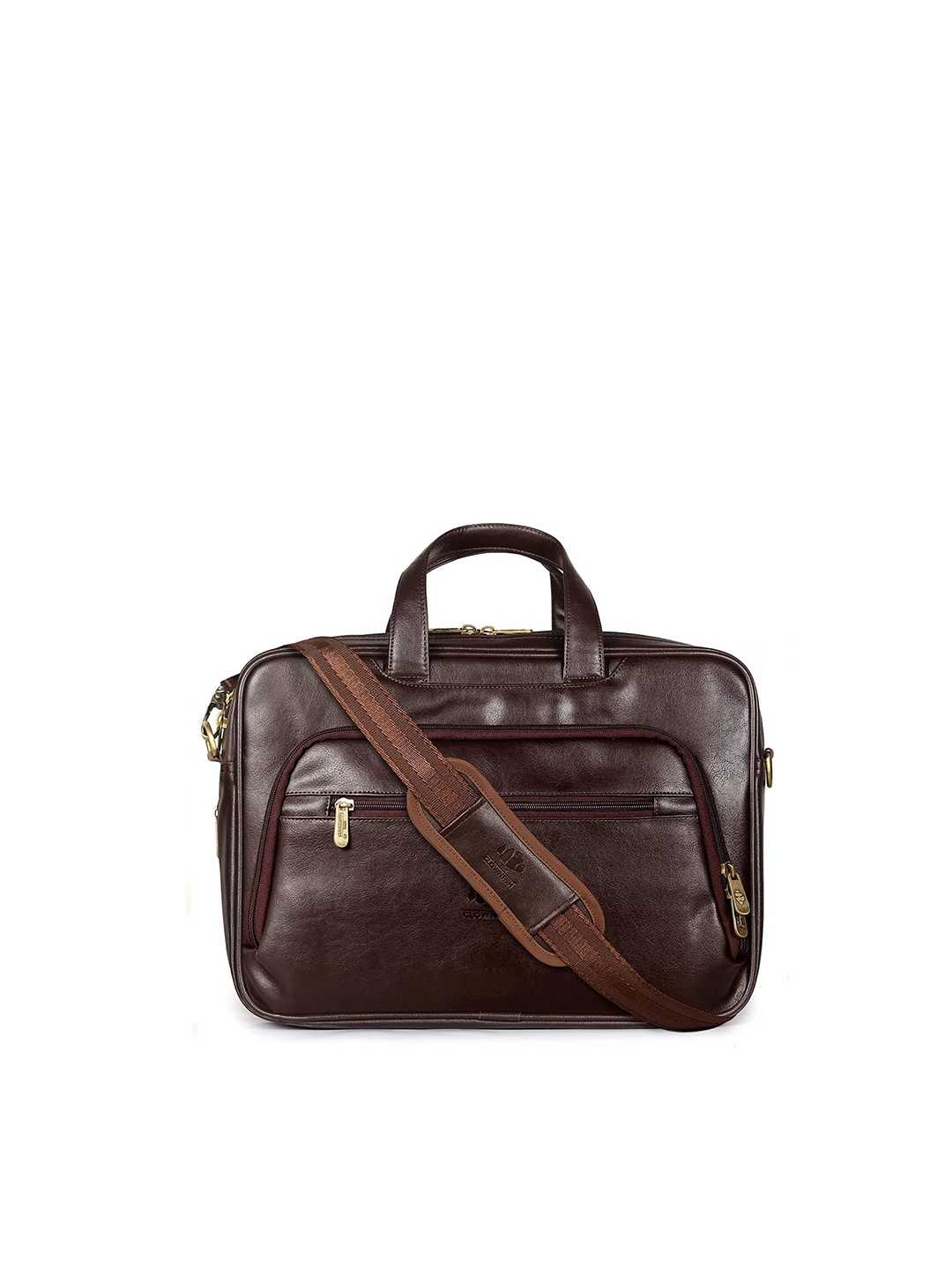 

THE CLOWNFISH Unisex Brown Solid Messenger Bag
