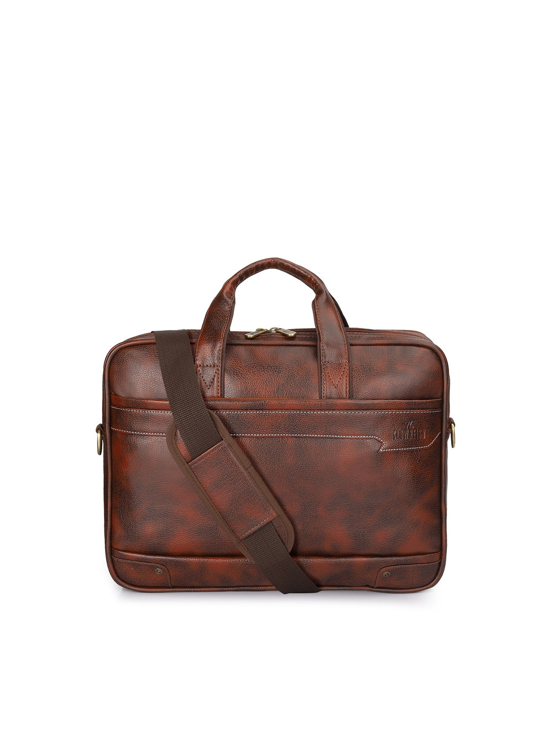 

THE CLOWNFISH Unisex Tan Solid Messenger Bag