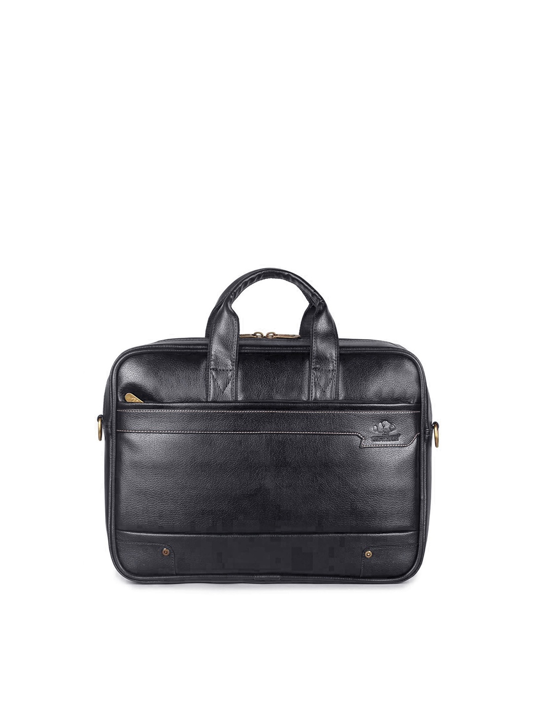 

THE CLOWNFISH Unisex Black Messenger Bag