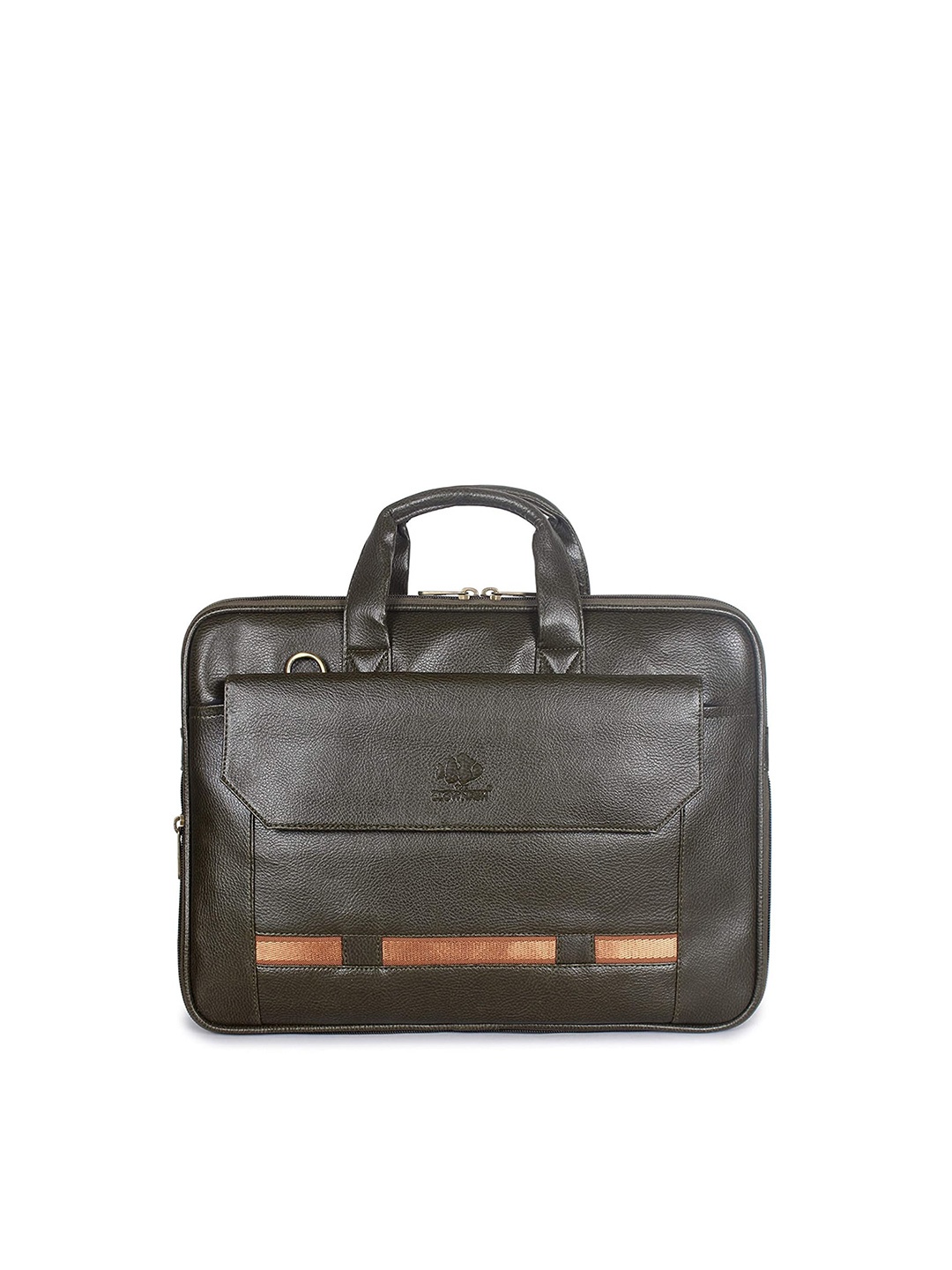 

THE CLOWNFISH Unisex Green Solid Messenger Bag