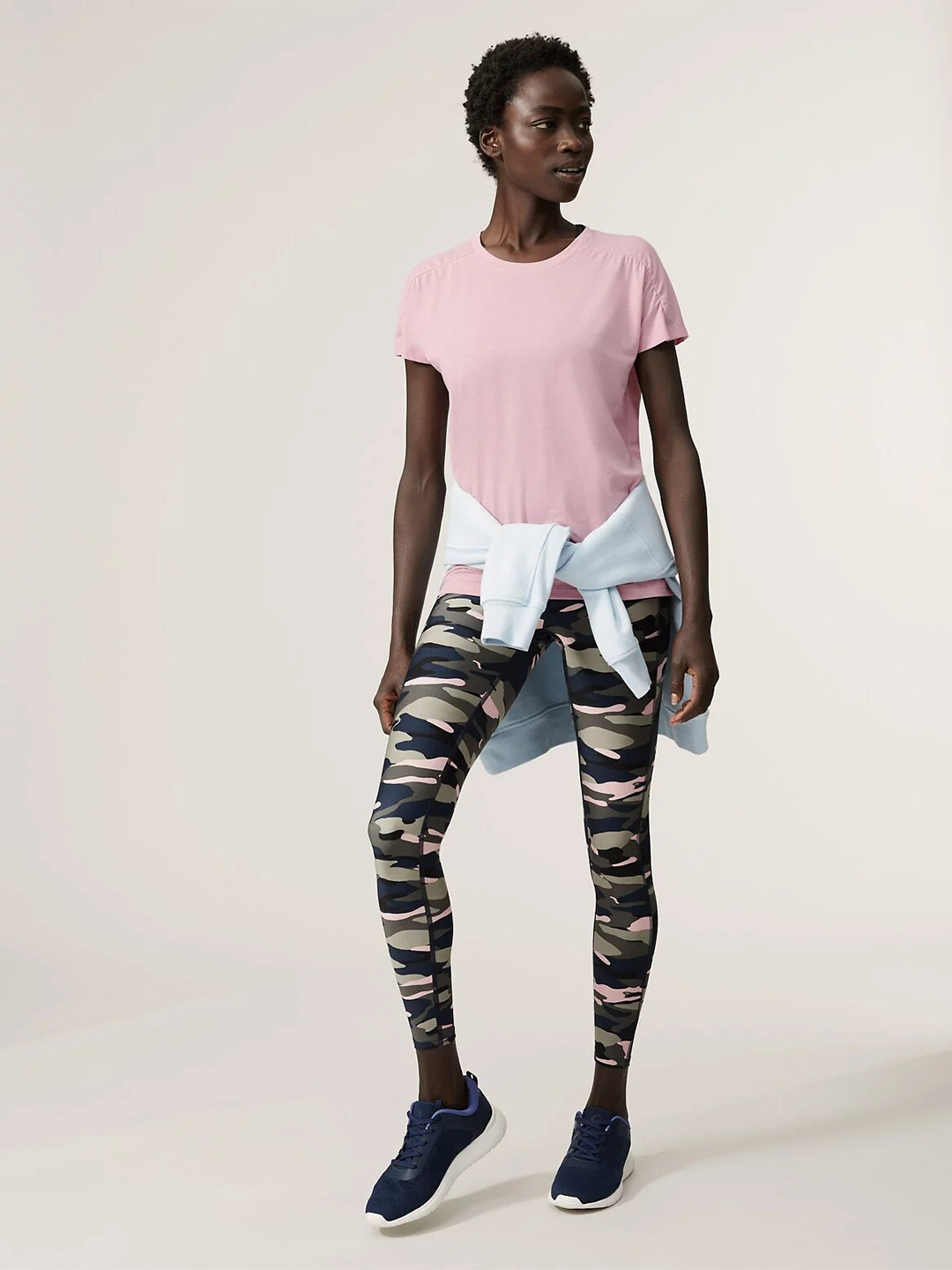 

Marks & Spencer Women Solid Pink T-shirt