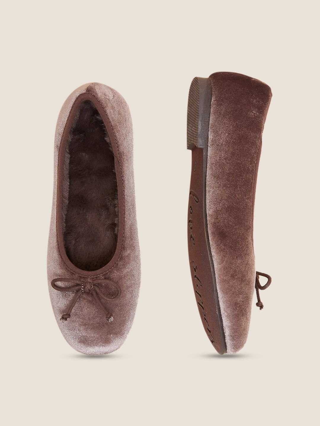 

Marks & Spencer Women Pink Ballerinas with Bows Flats