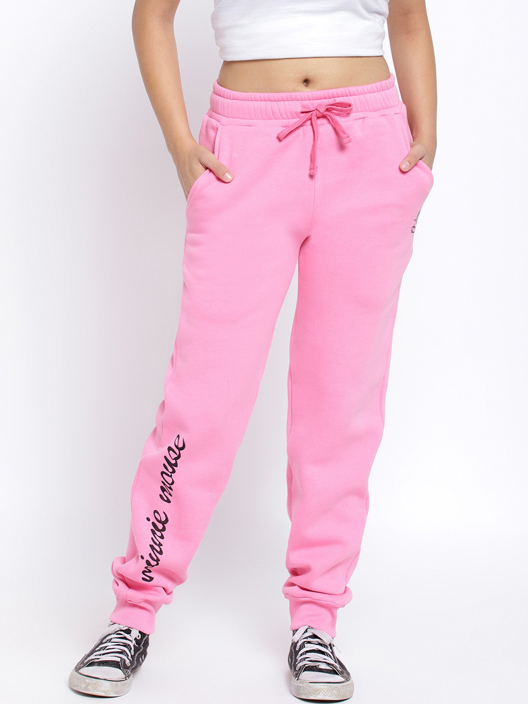 

Lil Tomatoes Girls Pink Pure Cotton Track Pants