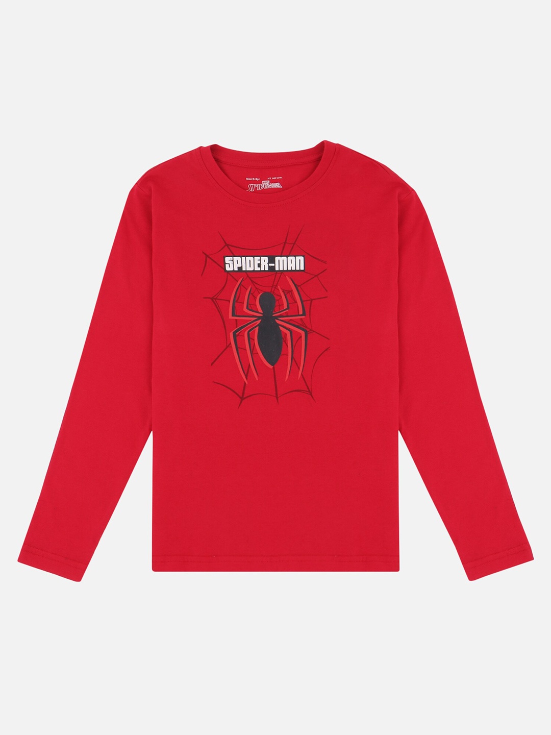 

PROTEENS Boys Red Spider-Man Printed Cotton T-shirt