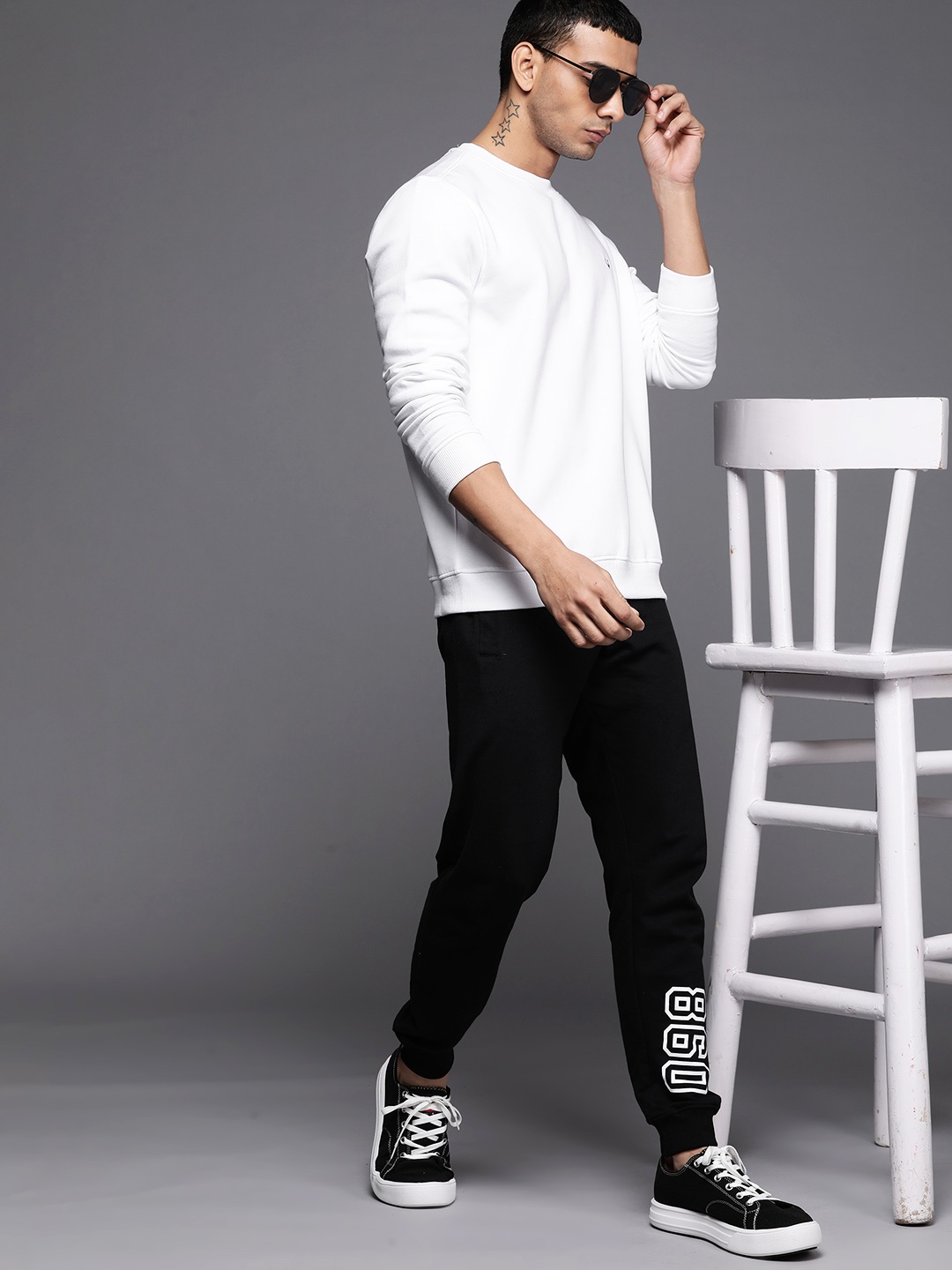 

Allen Solly Sport Men White Solid Sweatshirt