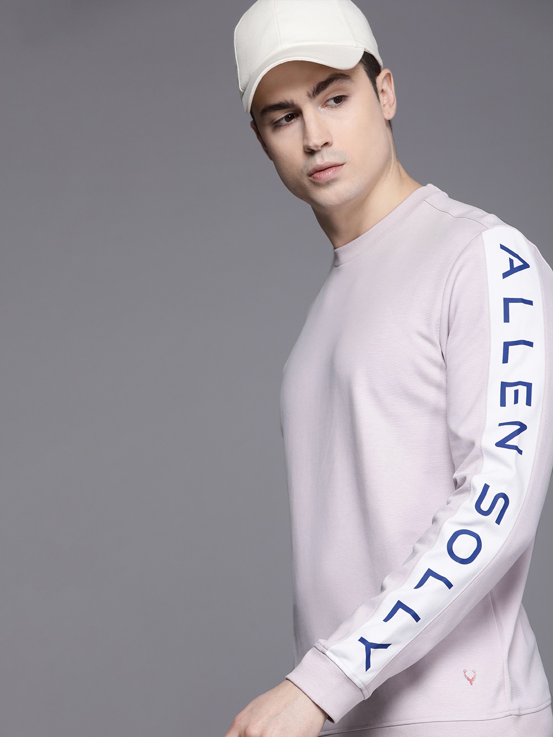 

Allen Solly Tribe Brand Logo Printed Sweatshirt, Lavender