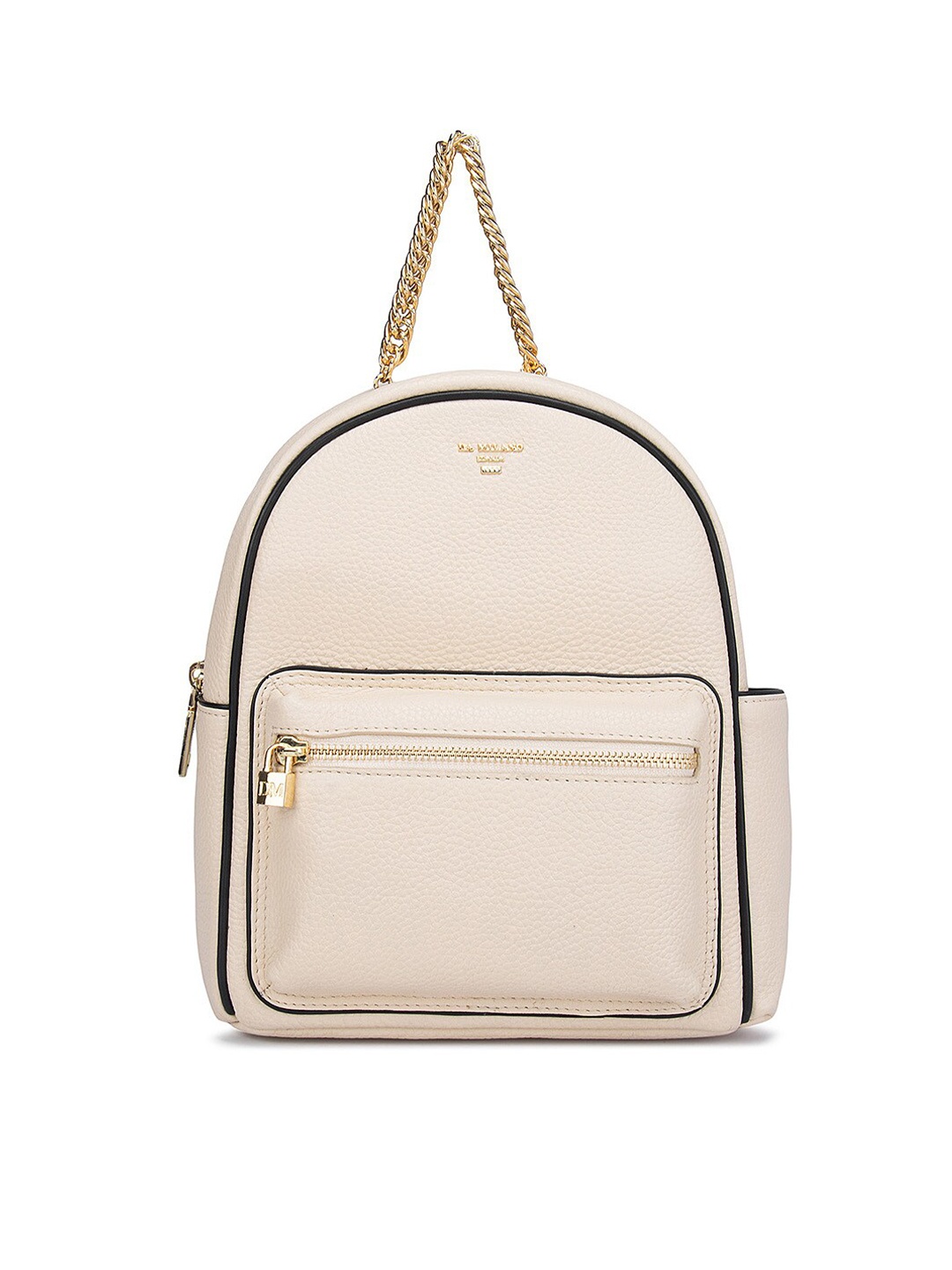 

Da Milano Women Beige Solid Backpack