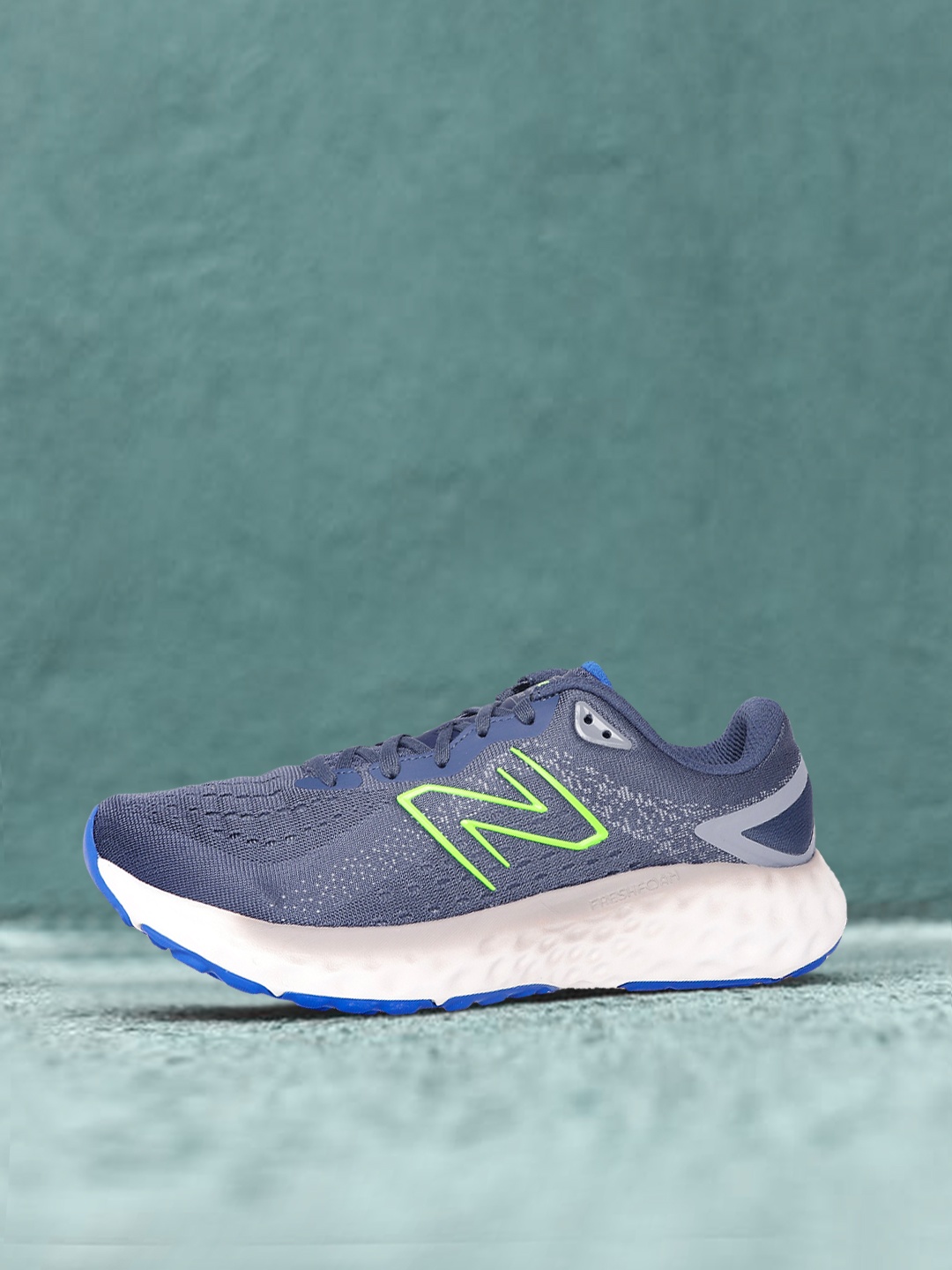 

New Balance Men Woven Design Running Shoes, Blue