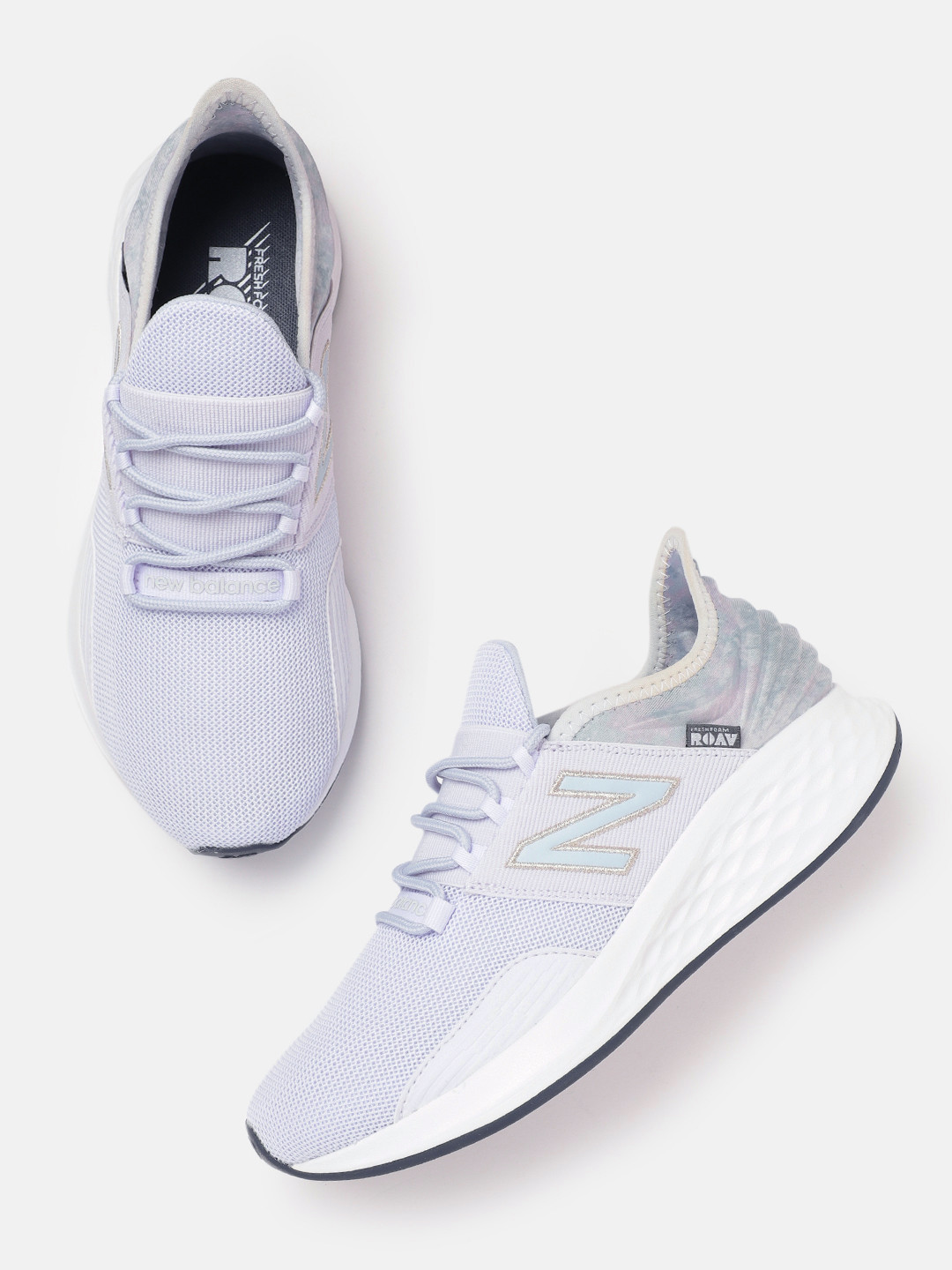 

New Balance Women Woven Design Running Shoes, Lavender