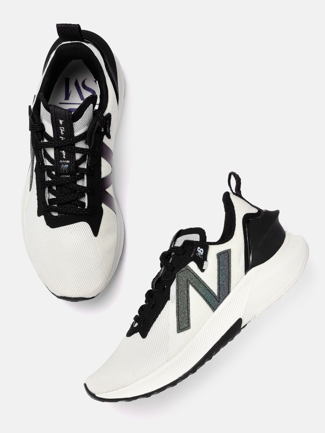 

New Balance Women Woven Design Propel Remix Running Shoes, White