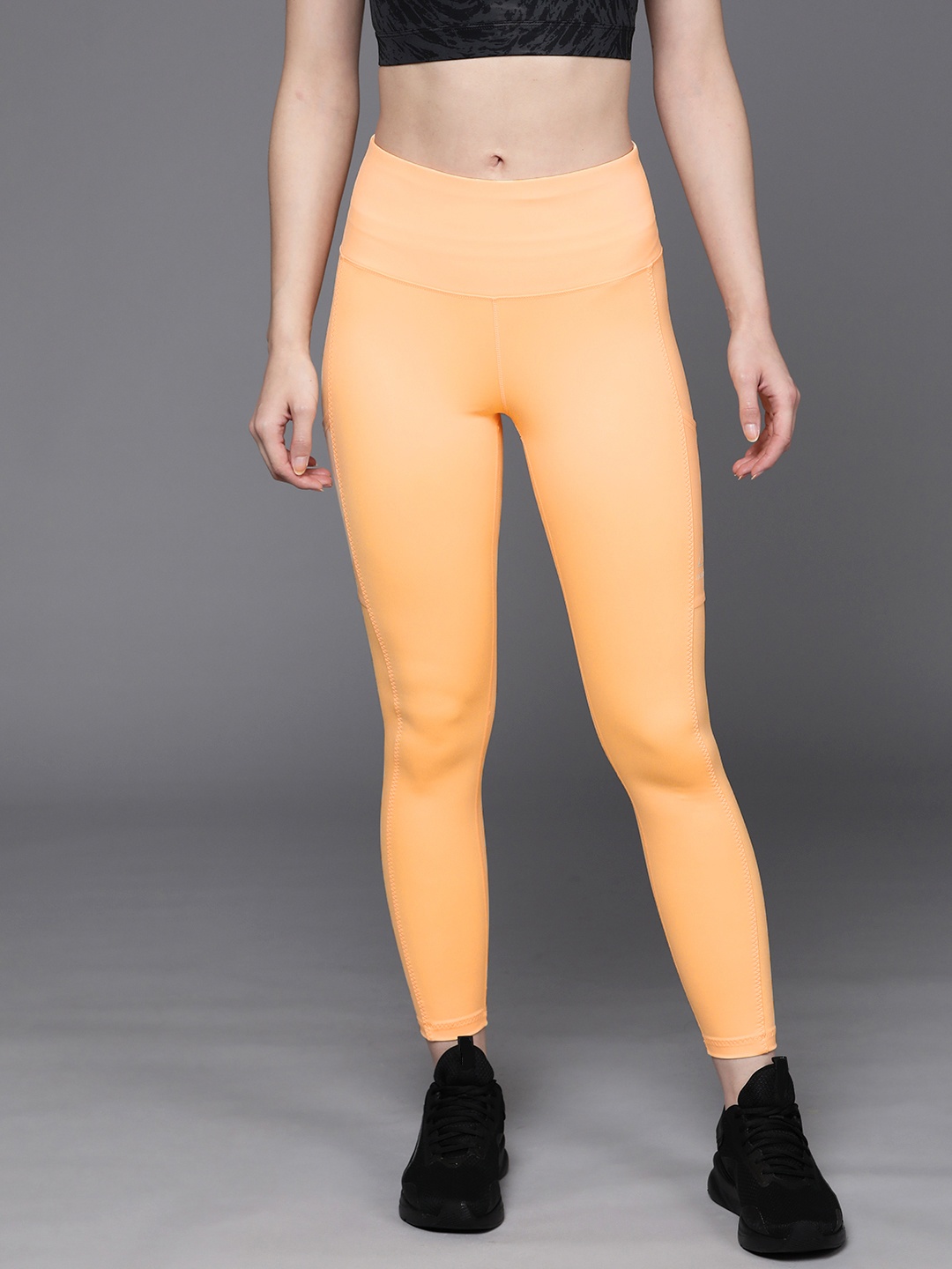 

New Balance Women All Terrain Fitted Tights, Orange