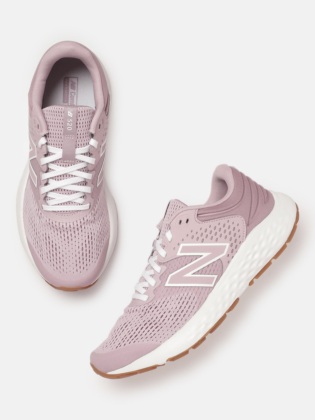 

New Balance Women Woven Design Running Shoes, Lavender