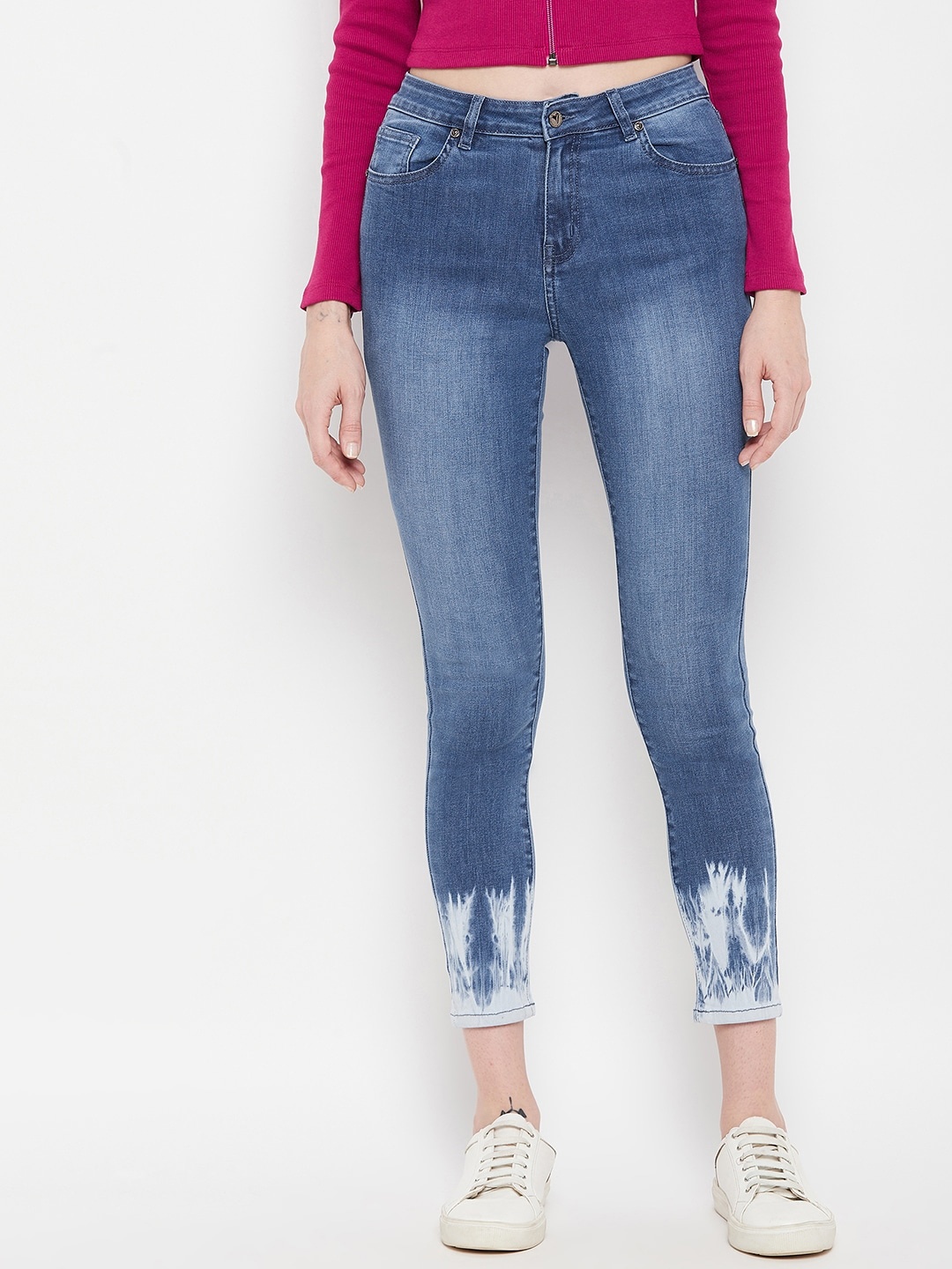 

Madame Women Blue Heavy Fade Jeans