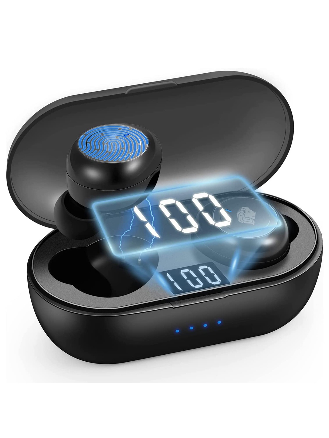 

Kratos Unisex Black Wireless Bluetooth Headphones