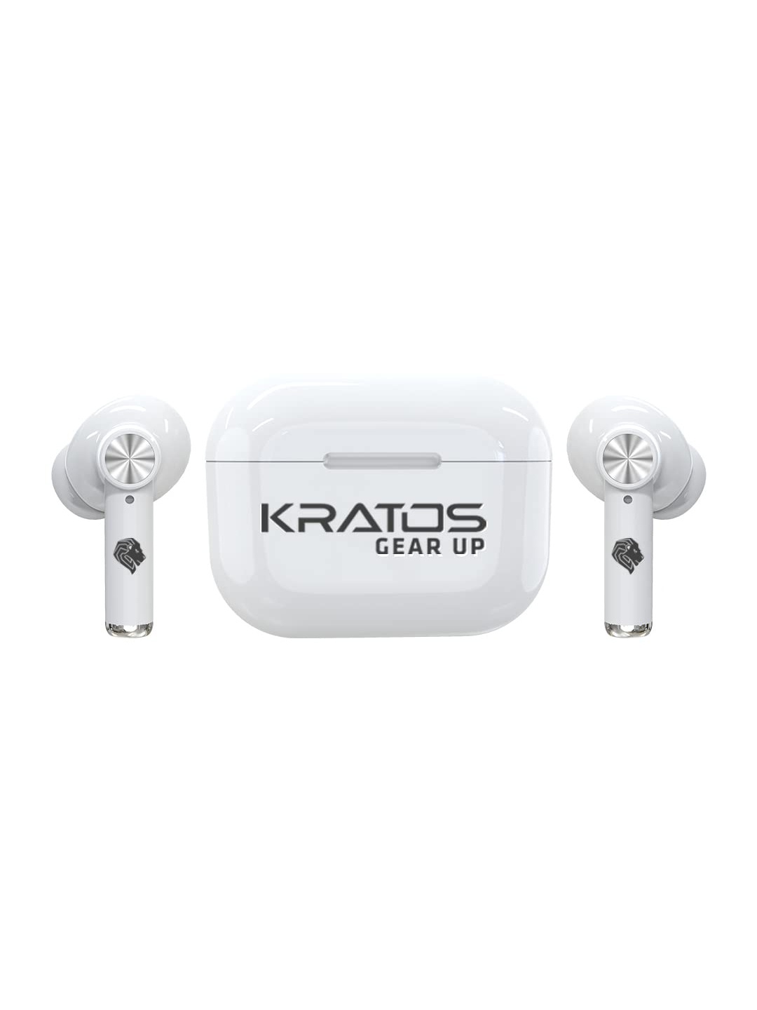 

Kratos White Solid Wireless Airpods