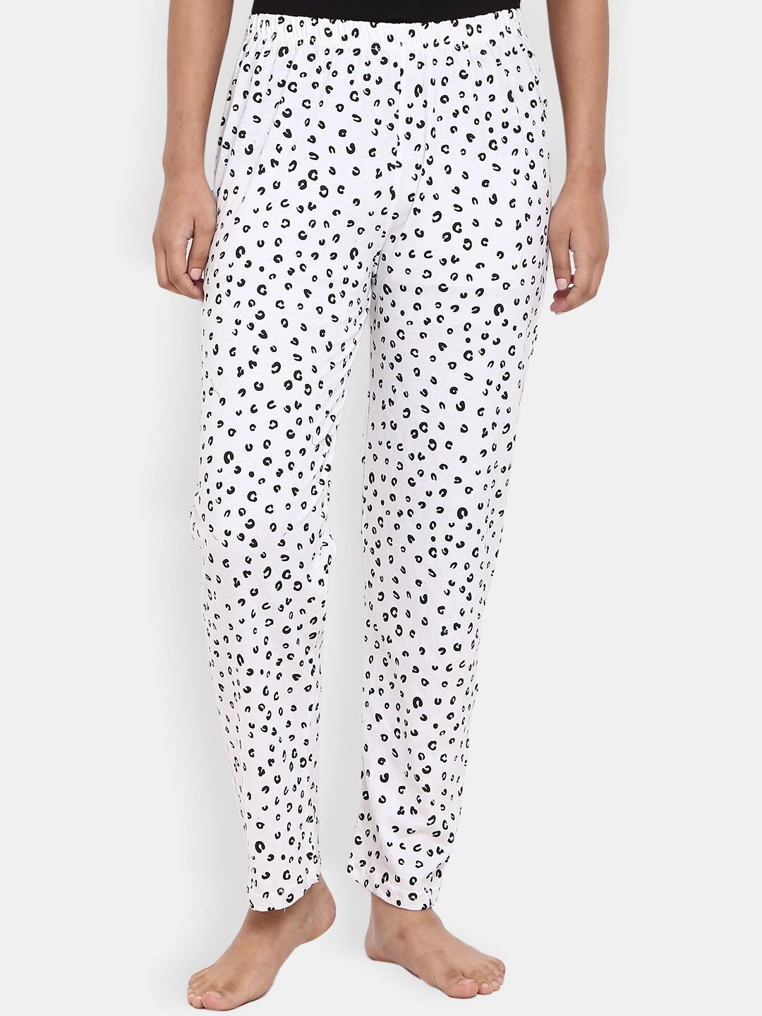 

V-Mart Women Printed Cotton Lounge Pant, Off white