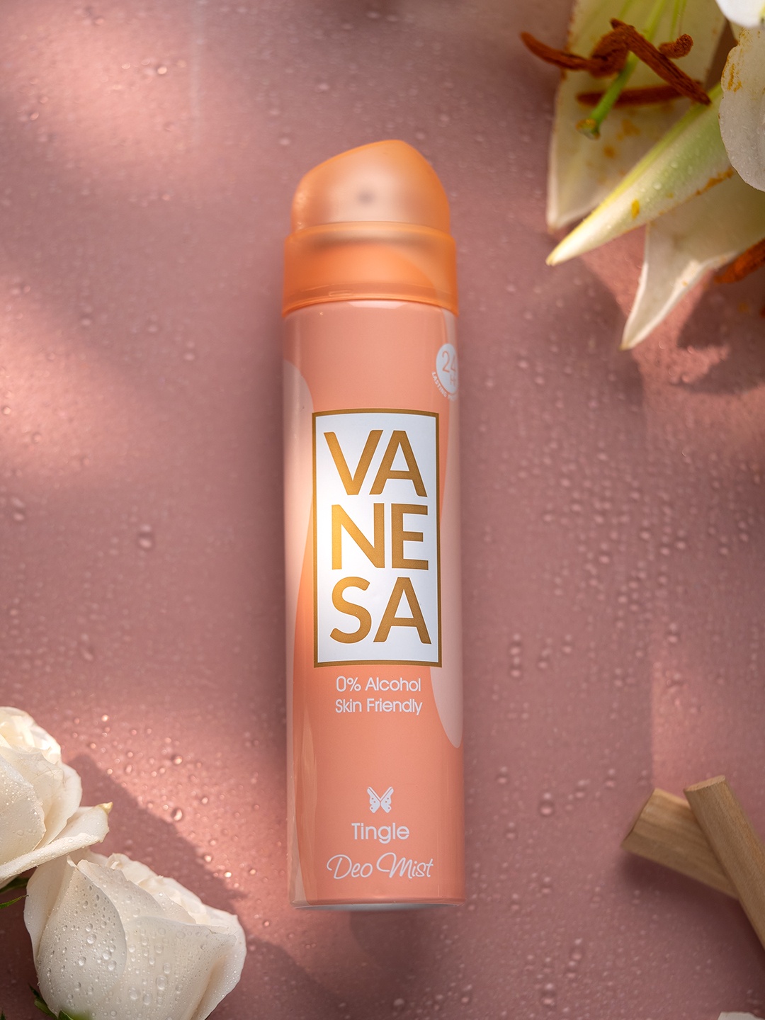 

Vanesa Women Tingle Deodorant Mist - 150ml, Pink