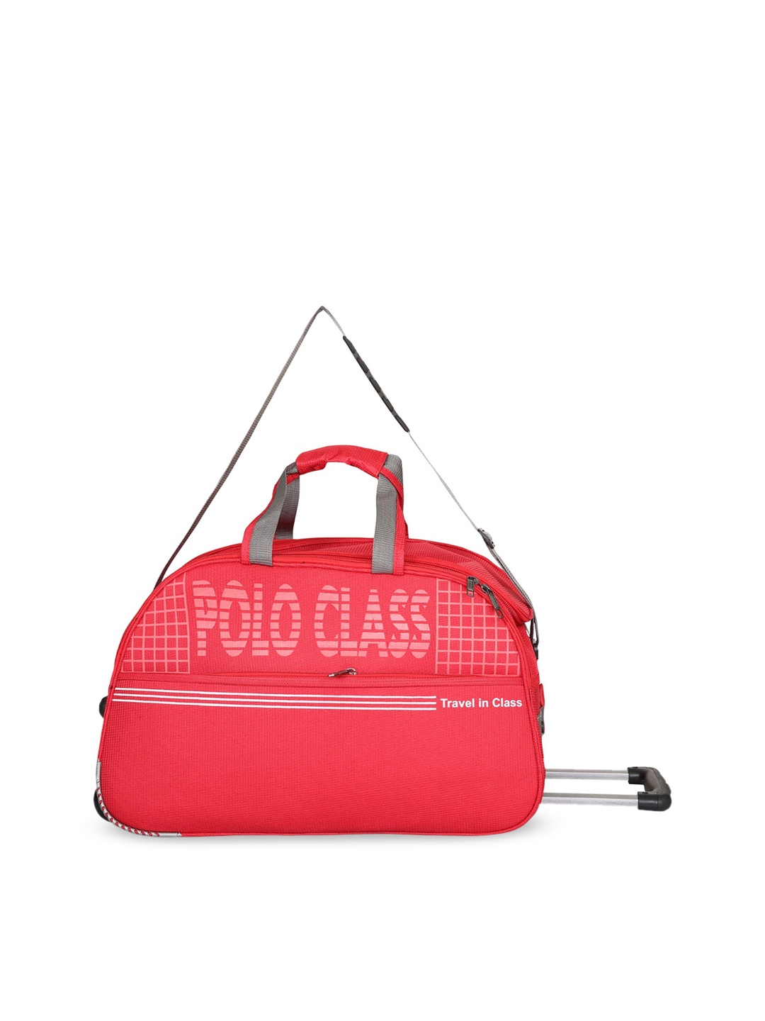 

Polo Class Red Solid Large Duffel Trolley Bag