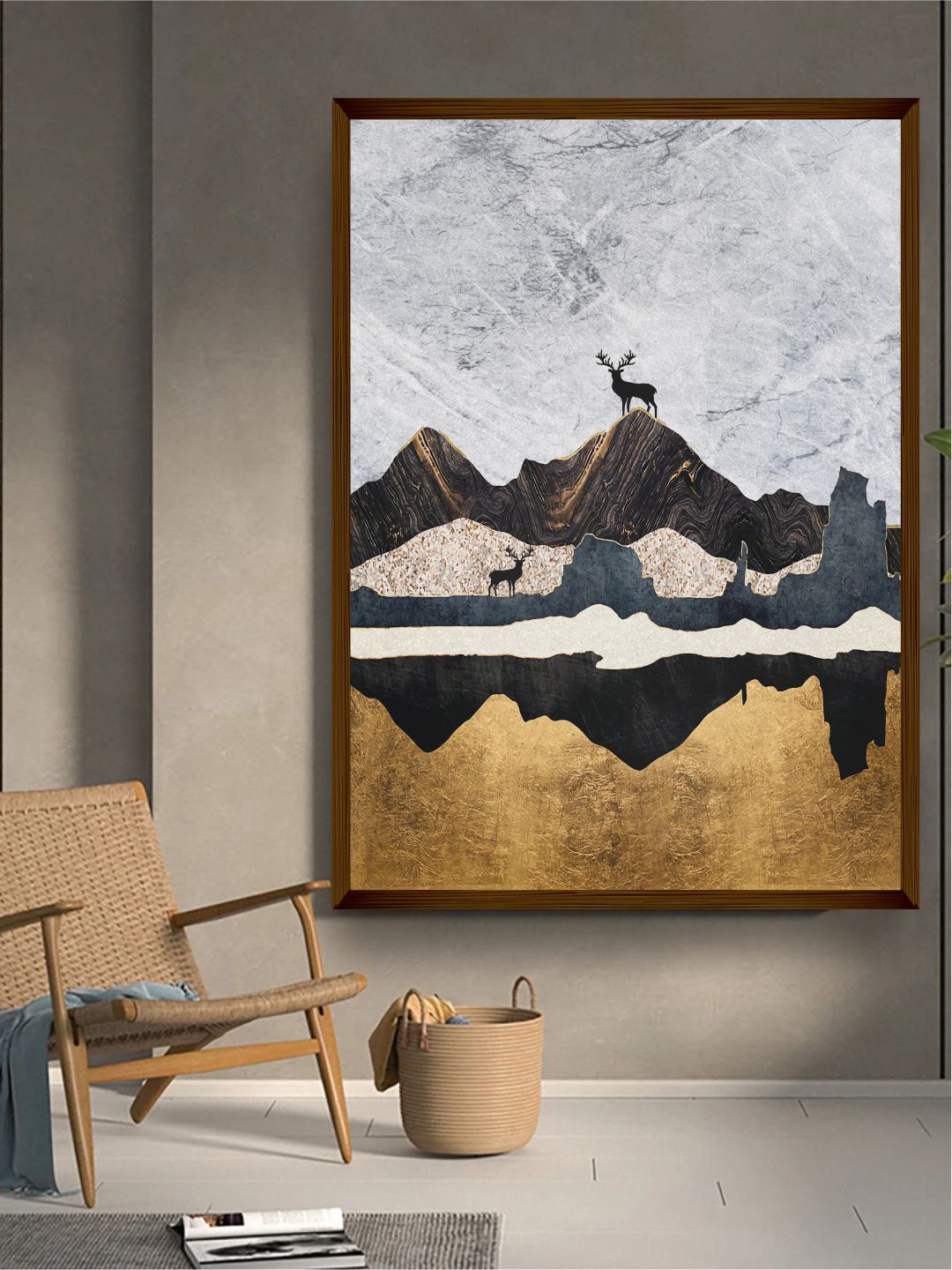 

The Art House White & Brown Wall Art, Multi