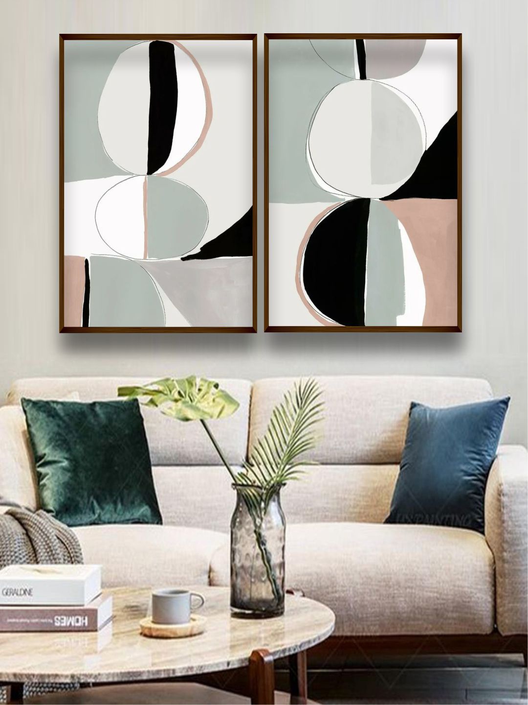 

The Art House Unisex Black & White Printed Canvas Wall Art