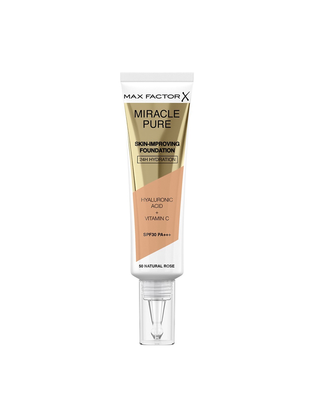 

Max Factor Miracle Pure Foundation - Natural Rose 10ml, Pink