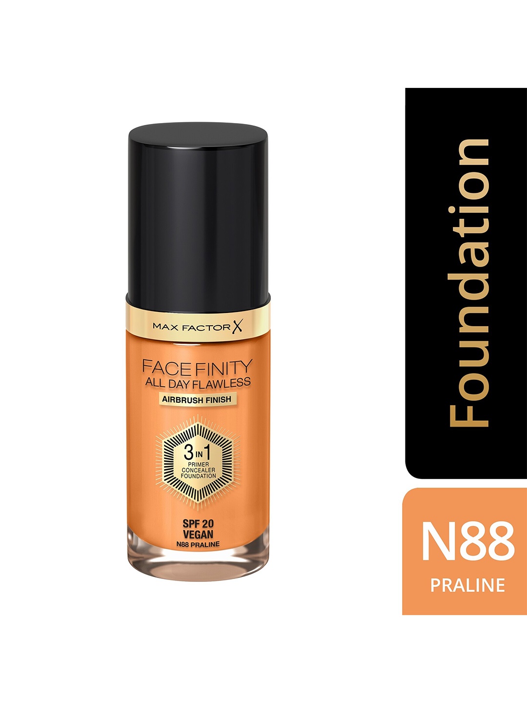 

Max Factor Face Finity All Day Flawless 3 In 1 Foundation 30ml - Praline, Beige