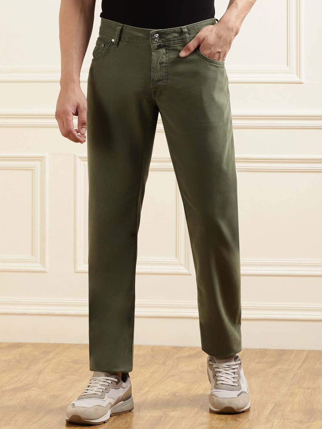 

Jacob Cohen Men Green Stretchable Jeans