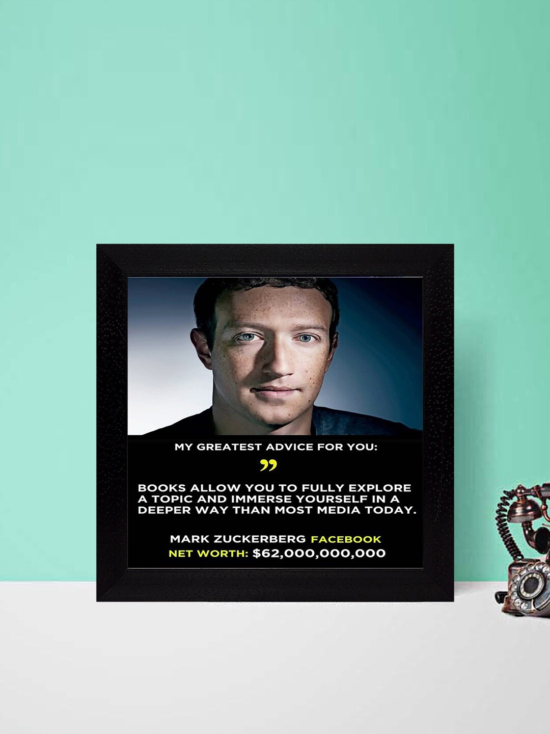 

Gallery99 Motivational Quotes Wall Art, Black