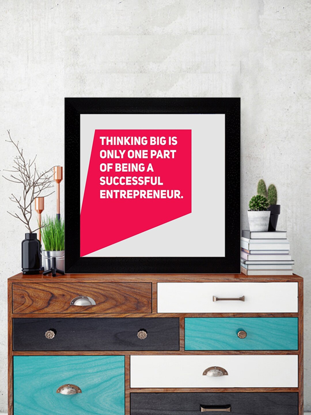 

Gallery99 Motivational Quotes Wall Art, Red