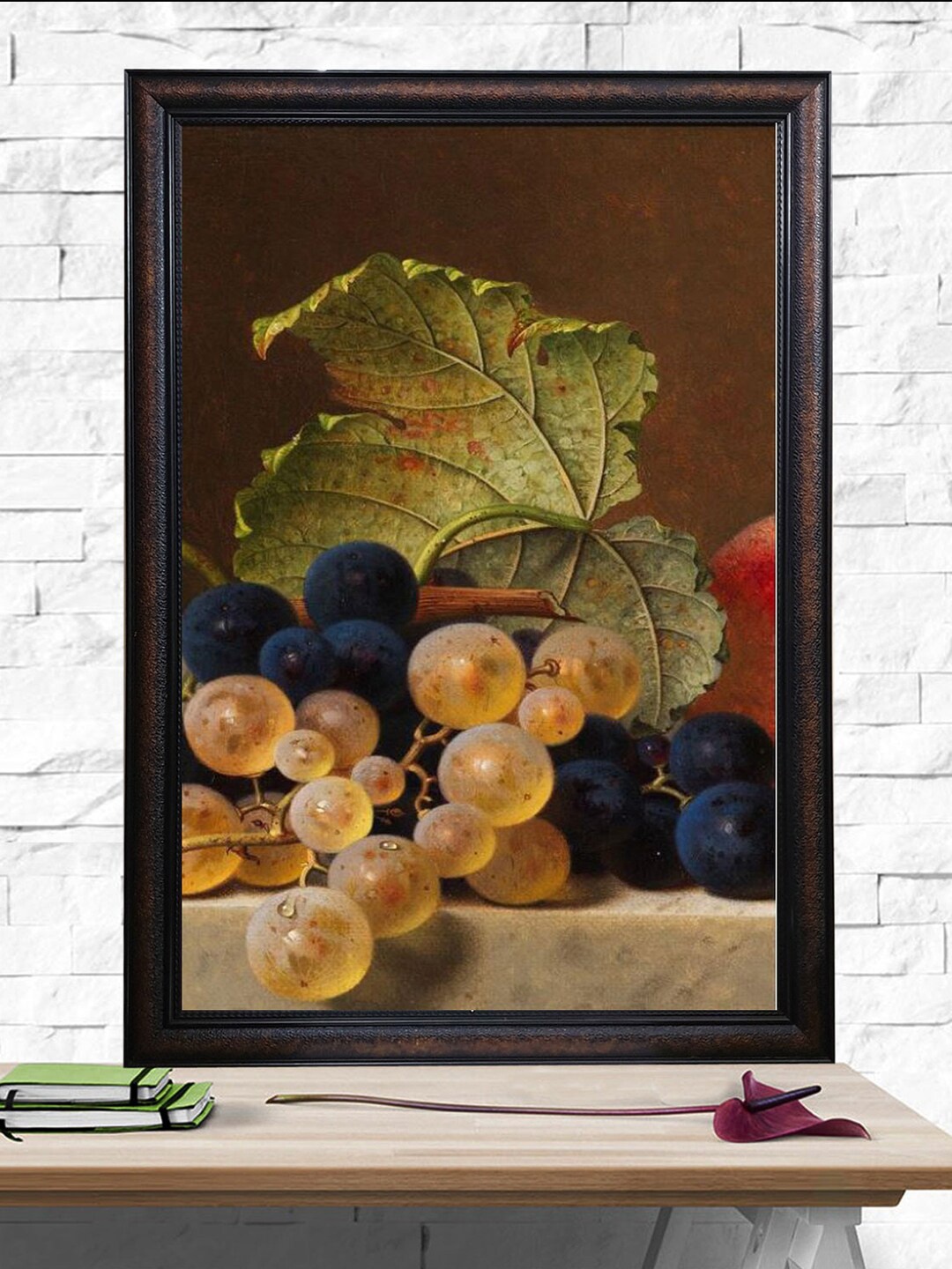 

Gallery99 Still Life Artistic Scene Textured Paper Wall Art, Brown