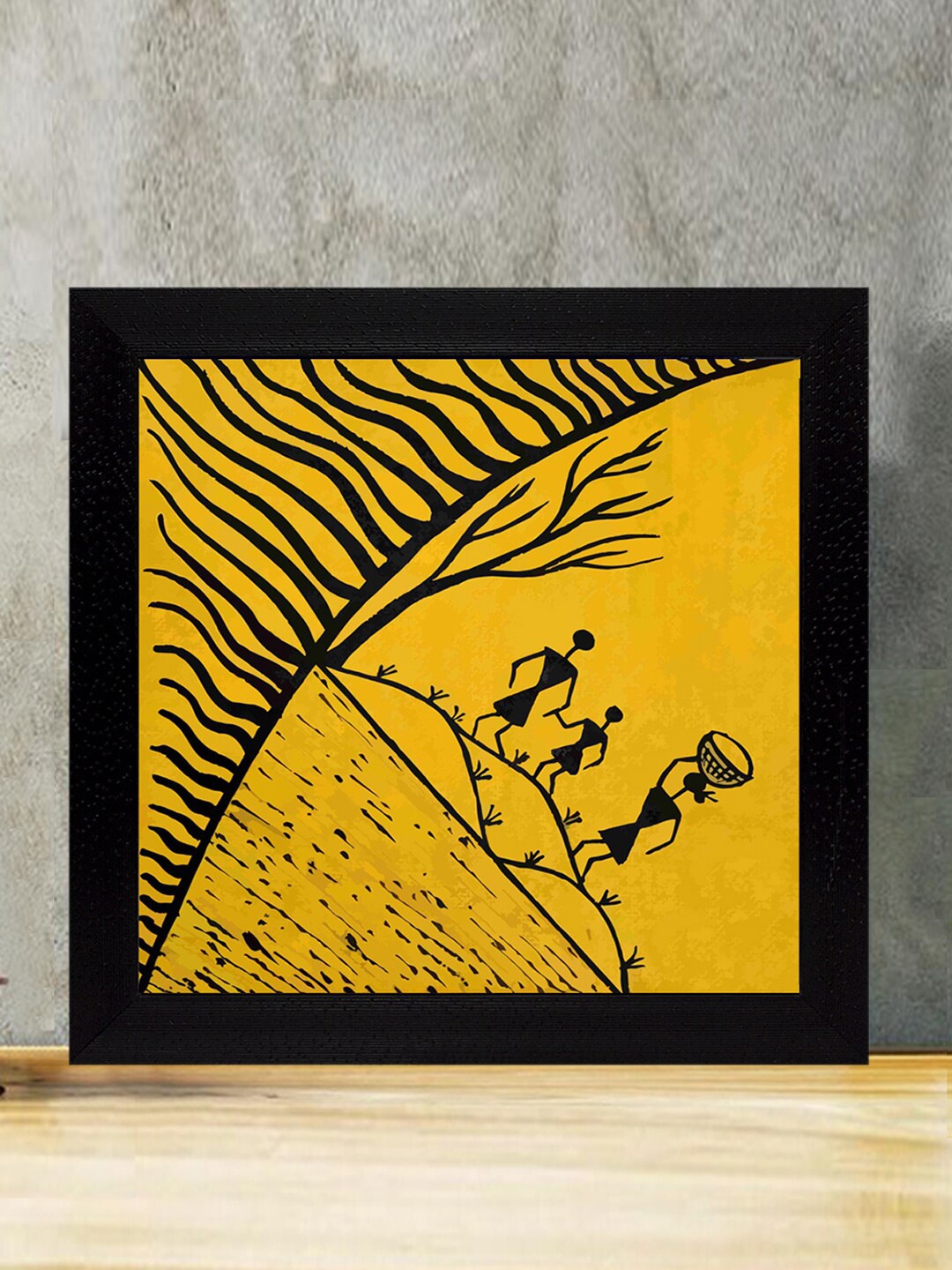 

Gallery99 Warli Wall Art, Yellow
