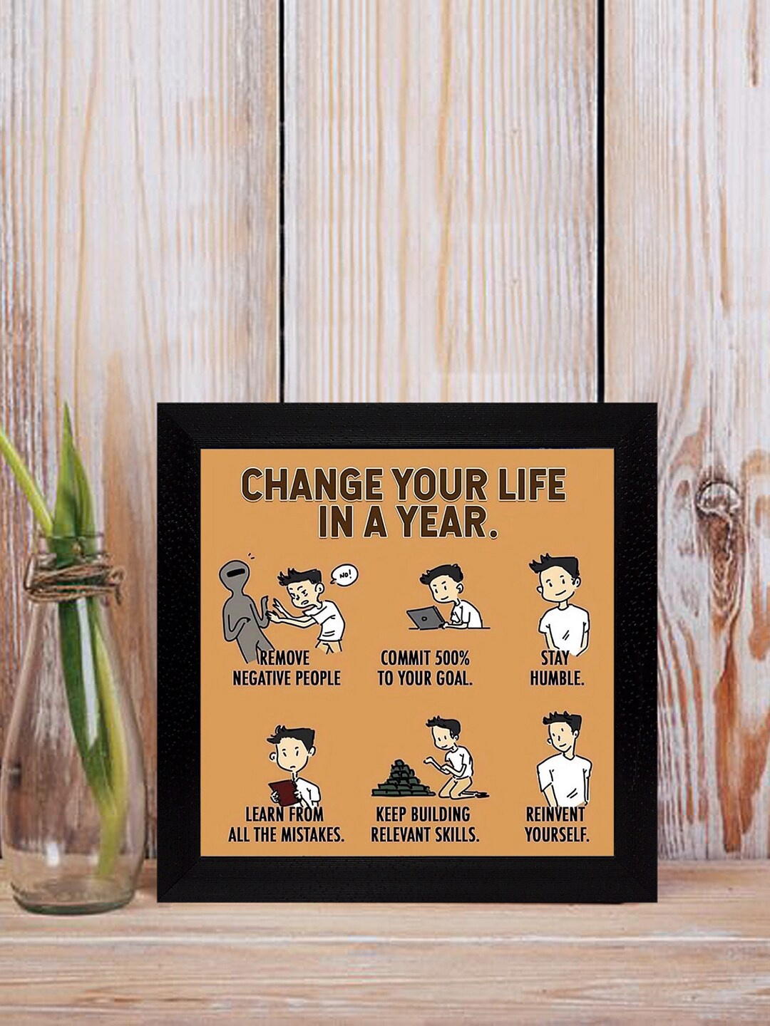 

Gallery99 Motivational Quotes Wall Art, Orange