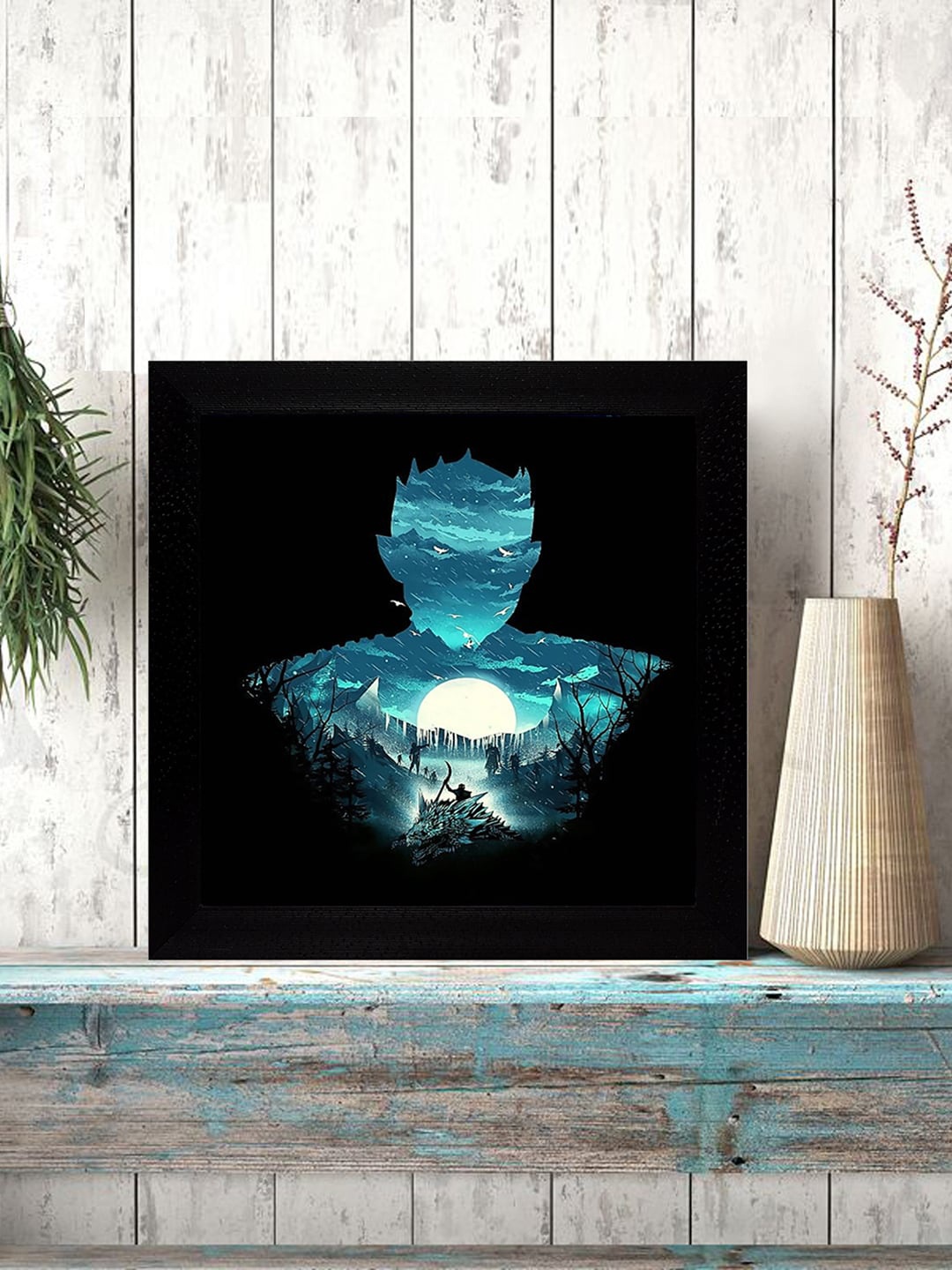 

Gallery99 Best Game of Thrones Textured Paper Framed Wall Art, Black
