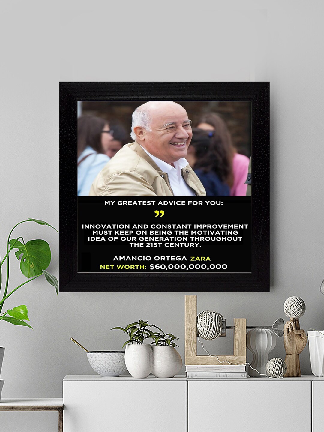 

Gallery99 Motivational Quotes Wall Art, Black