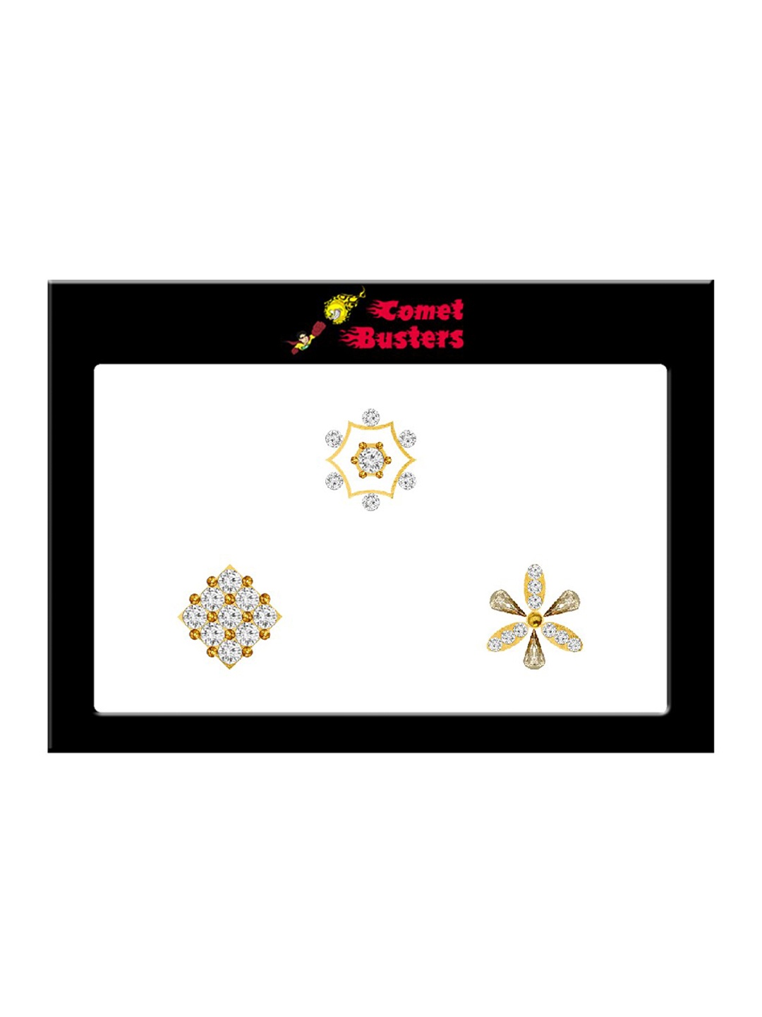 

Comet Busters Woman Gold Fake Nose Stick On Nose Stickers