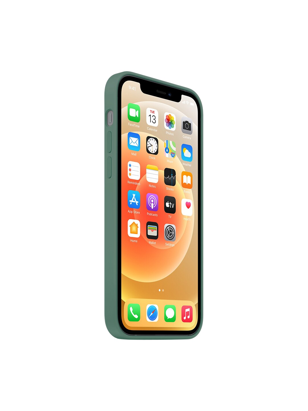 

TREEMODA Sea Green Solid Silicone iPhone 14 Plus Phone Case