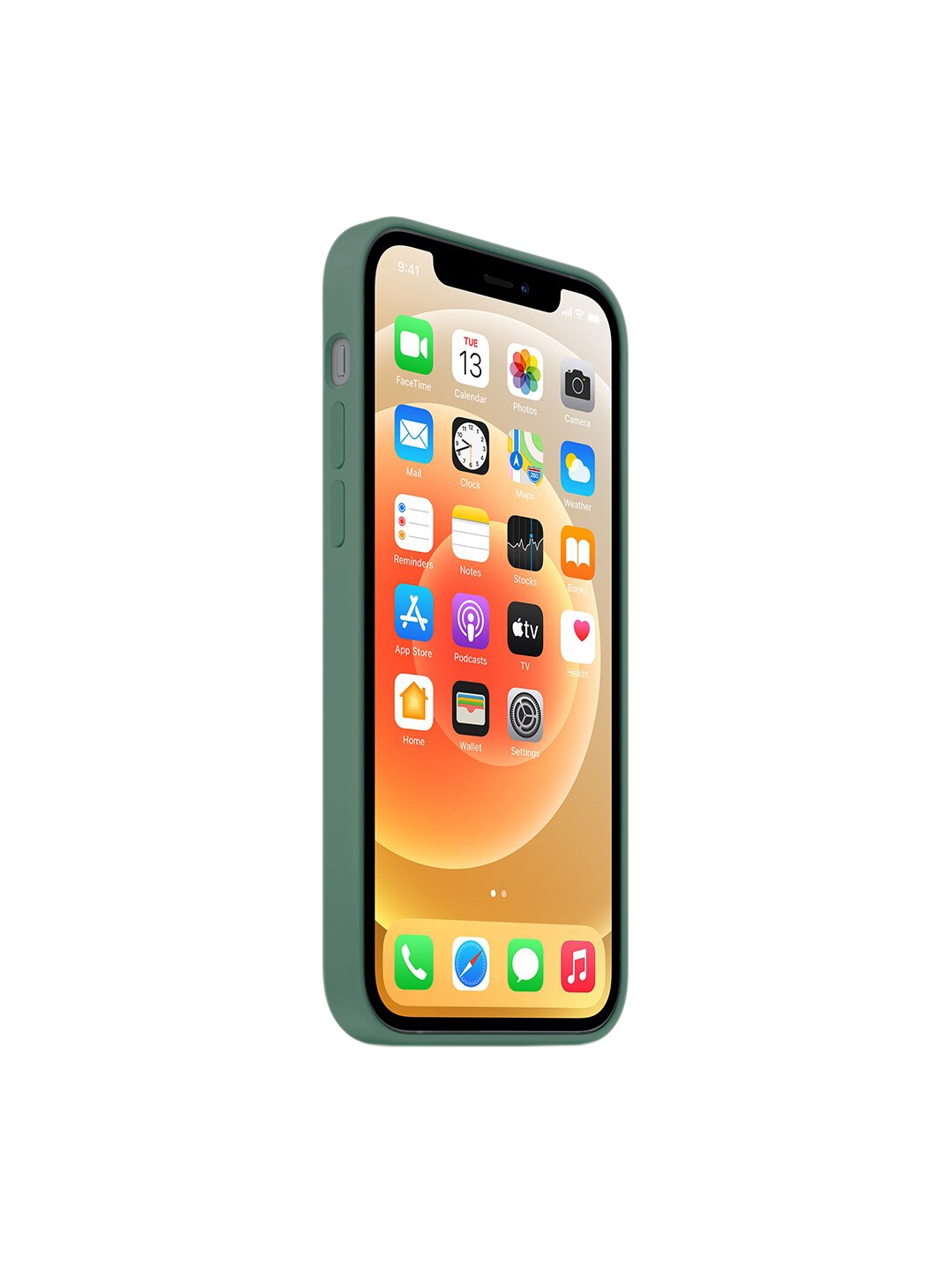 

TREEMODA Lime Green Solid iPhone 14 Back Case